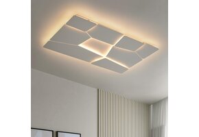 LED Plafondlamp 90x60cm Mat Wit Dimbaar 3000-6000K | 35% Korting