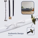 Katana One Piece Manga-zwaard + zwaardhouder hout + riem - Samurai Catana Cosplay Anime - houten zwaard voor kinderen en volwassenen - Ninja decoratief kostuum sabels