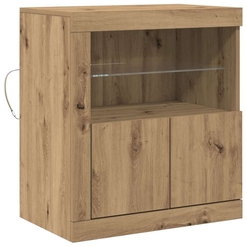 vidaXL Dressoir Bruin 60.5 x 37 x 67 cm Bewerkt hout