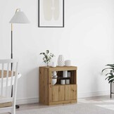 vidaXL Dressoir Bruin 60.5 x 37 x 67 cm Bewerkt hout