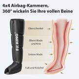 FIT KING Beenmassageapparaat met Luchtdruk, Maat M – Ganzbeen