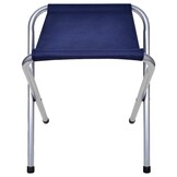 vidaXL Campingtafel in hoogte verstelbaar met 6 krukken 180x60 cm