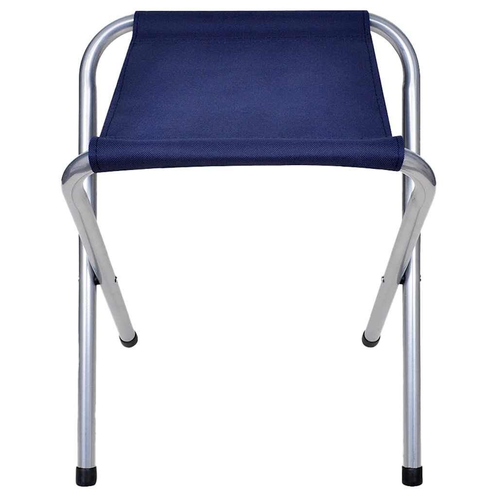 vidaXL Campingtafel in hoogte verstelbaar met 6 krukken 180x60 cm