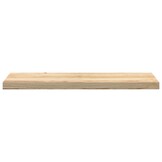 vidaXL Vensterbanken 2 st onbehandeld 90x30x2 cm massief eikenhout