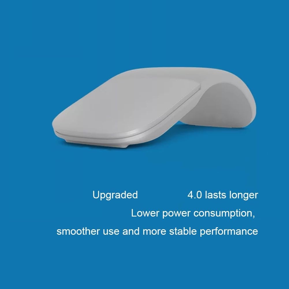 Goshyda Opvouwbare muis, ultradun ergonomisch ontwerp, stabiele prestaties, ARC Touch Mouse voor pc (#2)