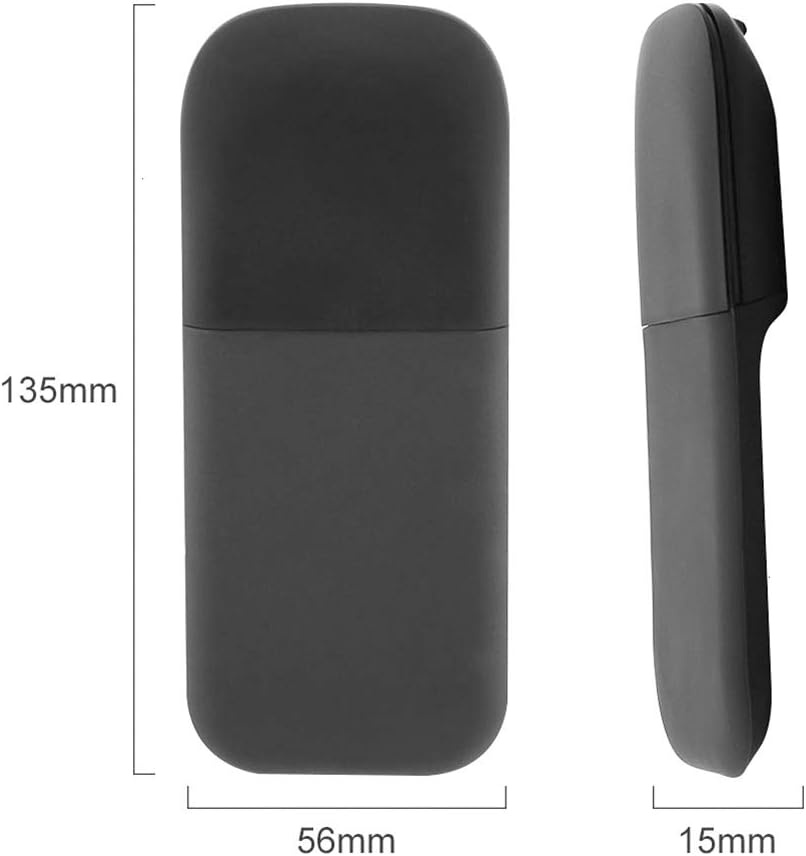 Goshyda Opvouwbare muis, ultradun ergonomisch ontwerp, stabiele prestaties, ARC Touch Mouse voor pc (#2)