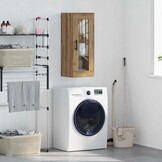 vidaXL Wandkast Artisan Eiken 34,5 x 34 x 90 cm