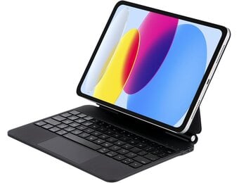 Magic Keyboard Hoes met Trackpad voor iPad 10e Generatie (2022) & 11e Generatie (2025) - Zwart, QWERTZ Layout, Verlicht