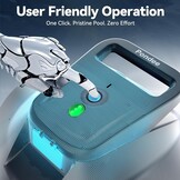 WaveRobo X1 Zwembadrobot, ingebouwde batterij met 4000 mAh, 44,4 Wh, 120 minuten duur, blauw