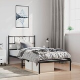 VidaXL Bedframe Metaal Zwart 100x200 cm - 34% Korting!