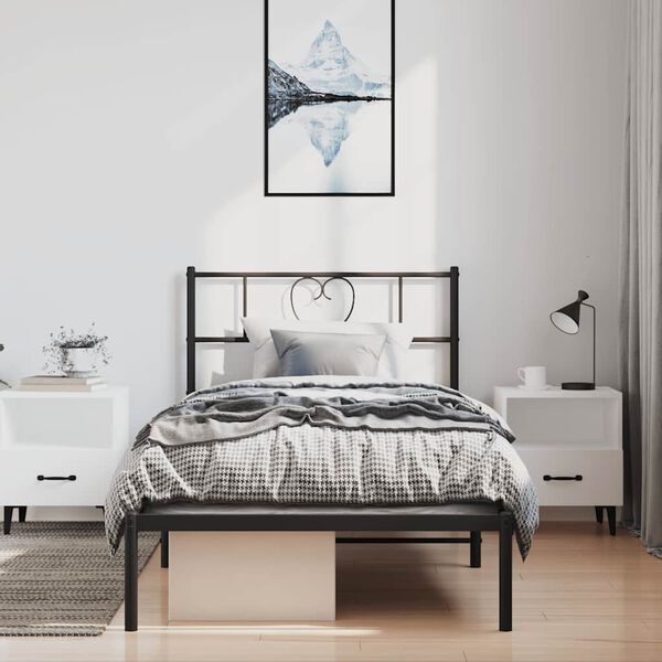 VidaXL Bedframe Metaal Zwart 100x200 cm - 34% Korting!