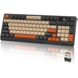M96 Gaming Toetsenbord Draadloos 2.4G/Bluetooth 5.0 Grijs
