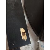 vidaXL Salontafel Ø 52,5x45 cm massief grenenhout zwart