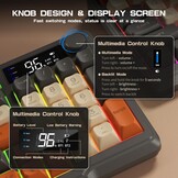 M96 Gaming Toetsenbord Draadloos 2.4G/Bluetooth 5.0 Grijs