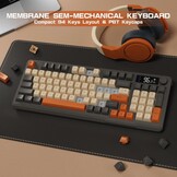 M96 Gaming Toetsenbord Draadloos 2.4G/Bluetooth 5.0 Grijs