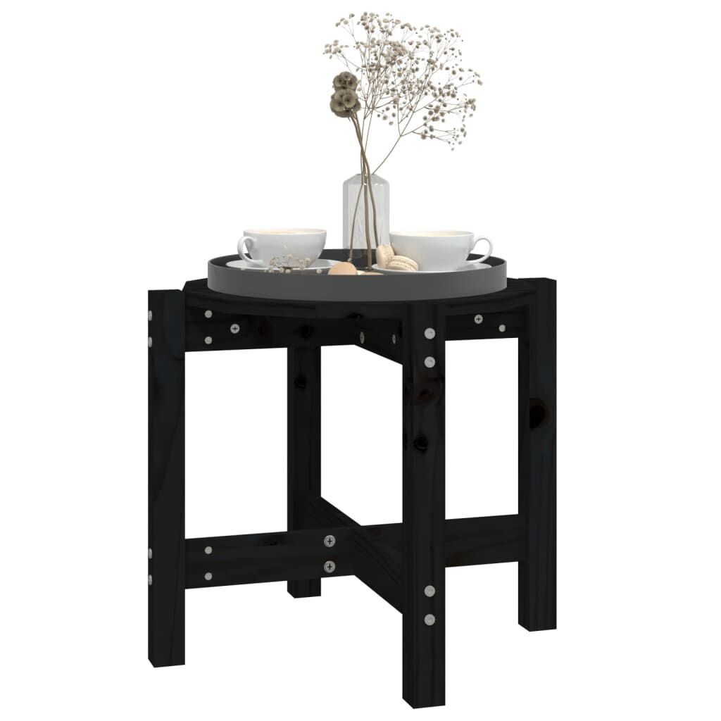 VidaXL Salontafel Grenenhout Zwart - 69% Korting!