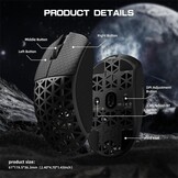 Ultralichte Gamingmuis Koolstofvezel 42000 DPI 8000Hz - 36% Korting