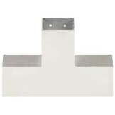 4x X-vormige paalverbindingen, 81mm, gegalvaniseerd metaal - 51% Korting!
