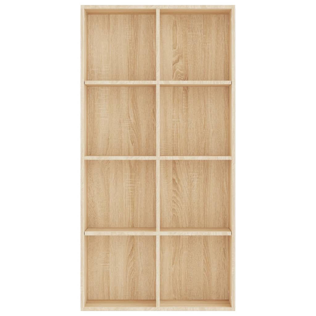 vidaXL Boekenkast/dressoir 66x30x130 cm bewerkt hout sonoma eikenkleur