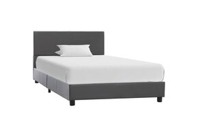 Grijs Kunstleren Bedframe 100x200 cm - 43% Korting