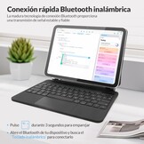 Toetsenbord voor iPad Air/Pro 11" met Trackpad & 7-Kleur Verlichting - 76% Korting