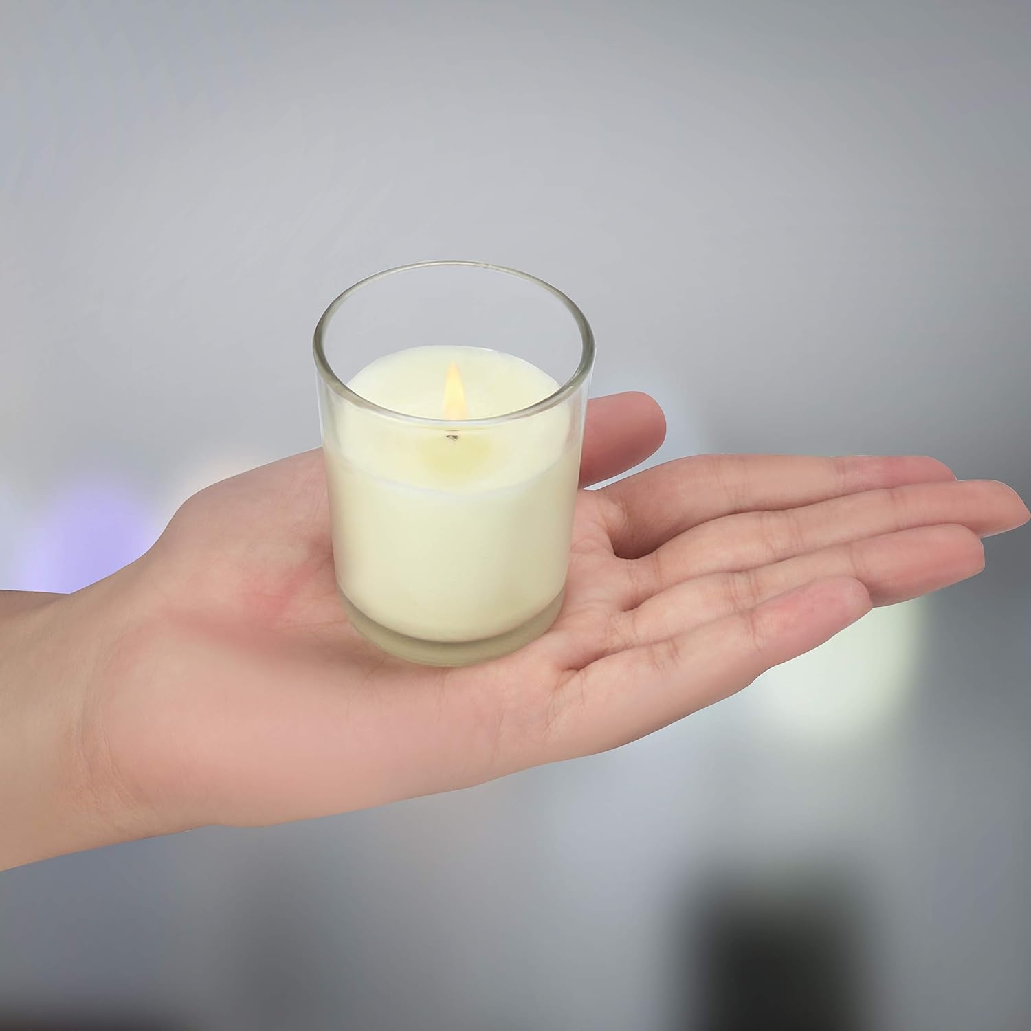 Belle Vous 48 Votive Kaarsen in Glas - 12 Uur Brandduur - Warm Wit