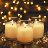 Belle Vous 48 Votive Kaarsen in Glas - 12 Uur Brandduur - Warm Wit