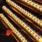 Belle Vous 48 Votive Kaarsen in Glas - 12 Uur Brandduur - Warm Wit