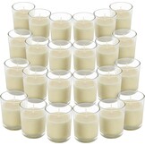 Belle Vous 48 Votive Kaarsen in Glas - 12 Uur Brandduur - Warm Wit