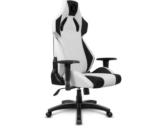 Ergonomische Gamestoel Bureaustoel Wit Imitatieleer - 59% Korting