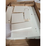 Salontafel bewerkt hout wit (90x60x31 cm) - 54% Korting