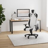 Ergonomische Gamestoel Bureaustoel Wit Imitatieleer - 59% Korting