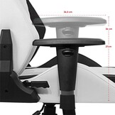 Ergonomische Gamestoel Bureaustoel Wit Imitatieleer - 59% Korting