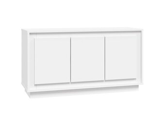 Dressoir Bewerkt Hout Wit 102x35x55 cm met 59% Korting