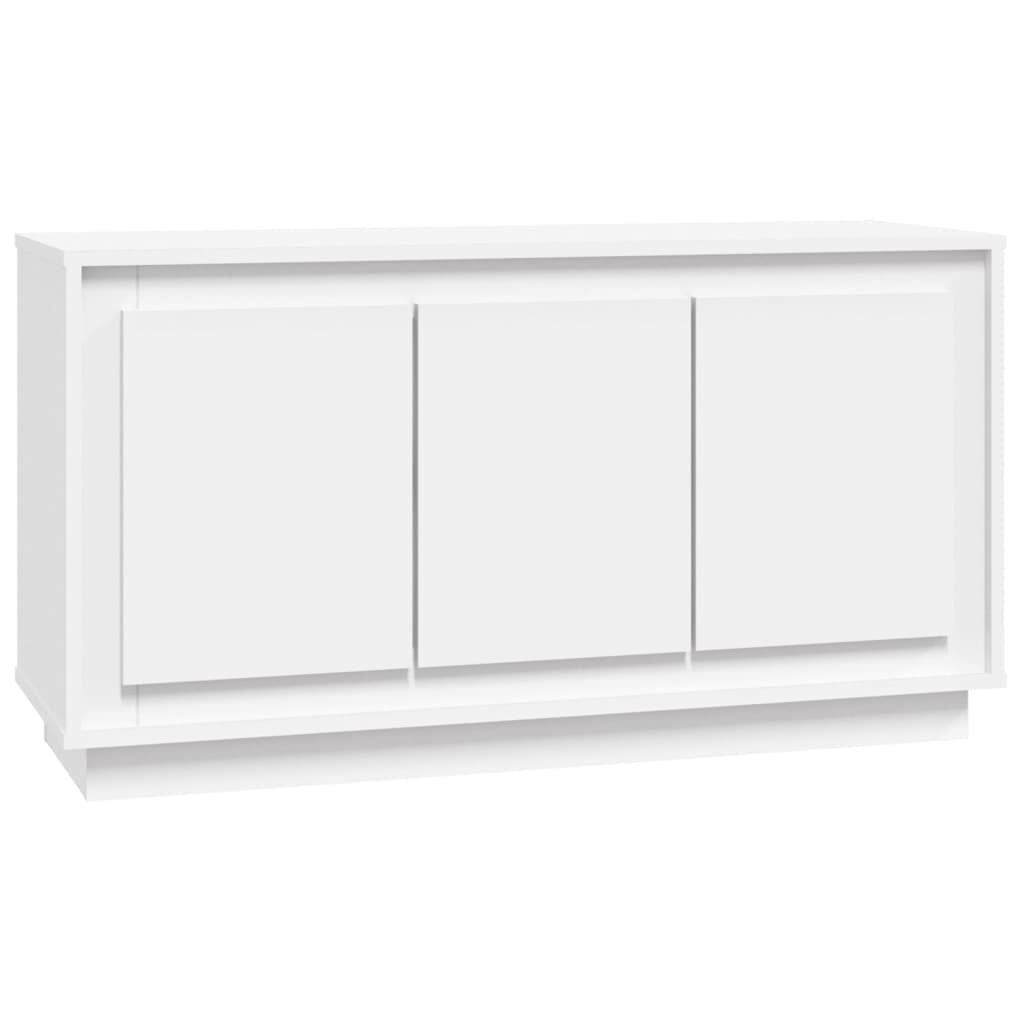 Dressoir Bewerkt Hout Wit 102x35x55 cm met 59% Korting