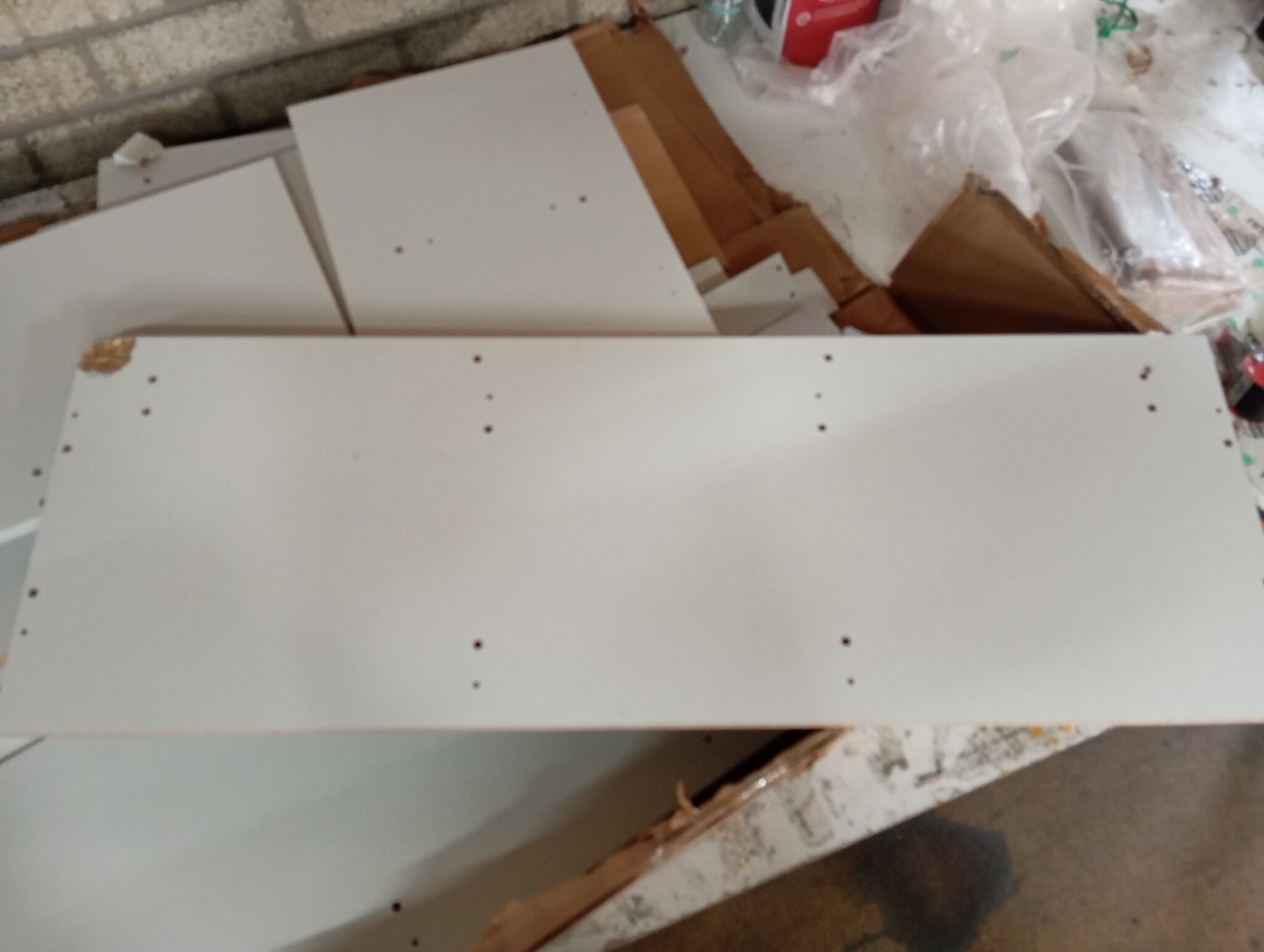 Dressoir Bewerkt Hout Wit 102x35x55 cm met 59% Korting