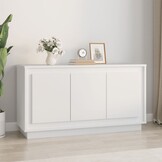 Dressoir Bewerkt Hout Wit 102x35x55 cm met 59% Korting