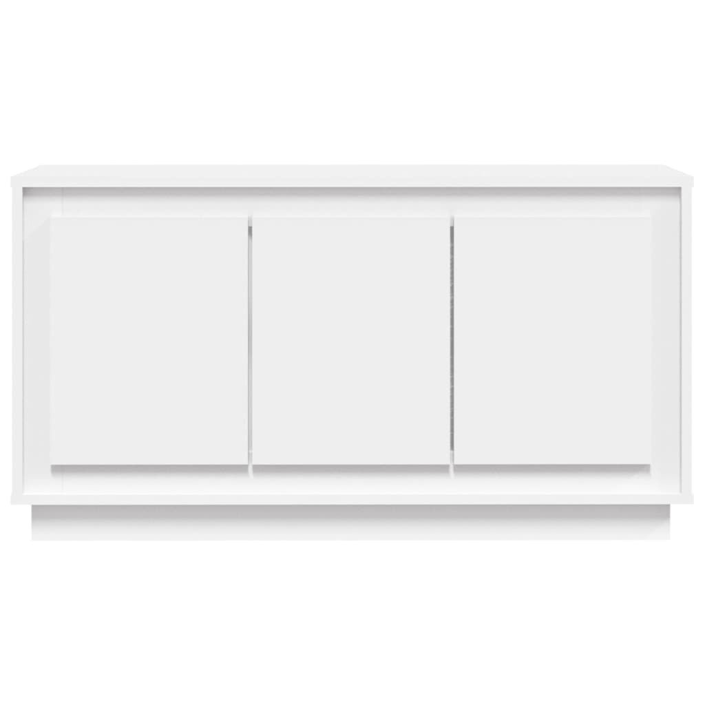 Dressoir Bewerkt Hout Wit 102x35x55 cm met 59% Korting
