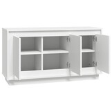 Dressoir Bewerkt Hout Wit 102x35x55 cm met 59% Korting