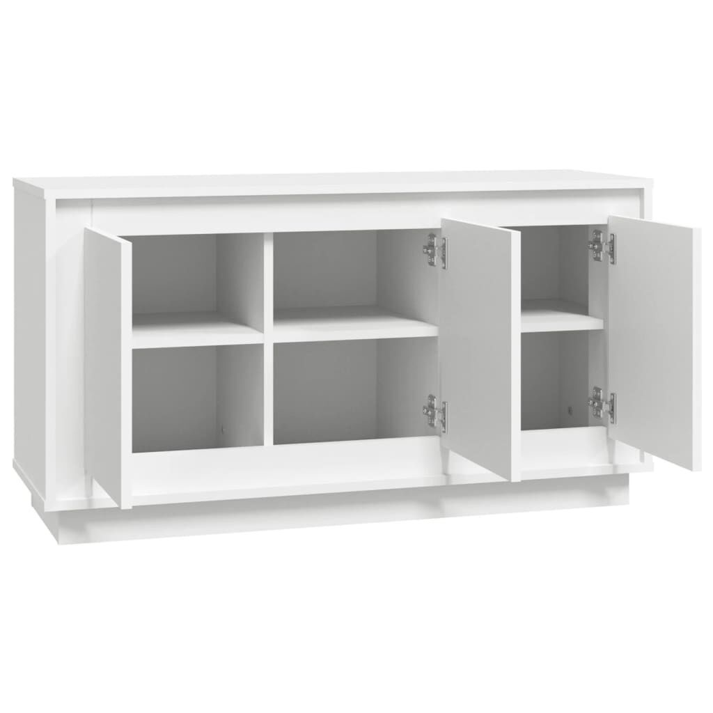 Dressoir Bewerkt Hout Wit 102x35x55 cm met 59% Korting