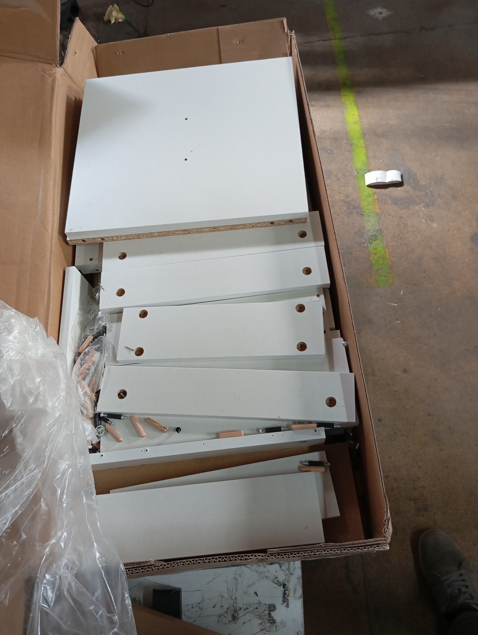 Apothekerskast Wit Bewerkt Hout 40x41x118 cm - 59% Korting