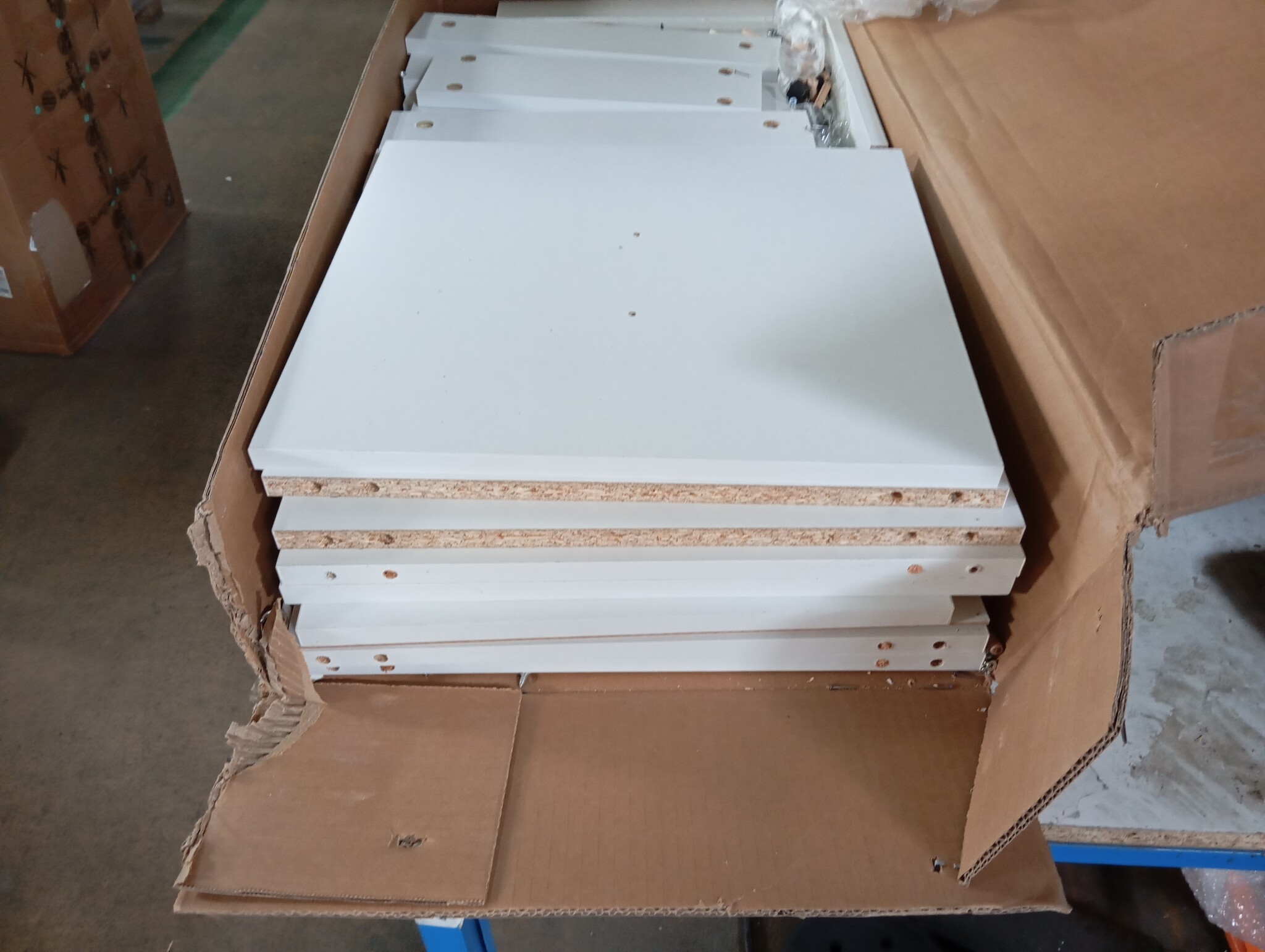 Apothekerskast Wit Bewerkt Hout 40x41x118 cm - 59% Korting
