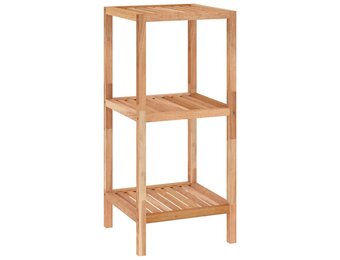 Badkamerrek 36x36x79 cm massief walnotenhout - 29% Korting!