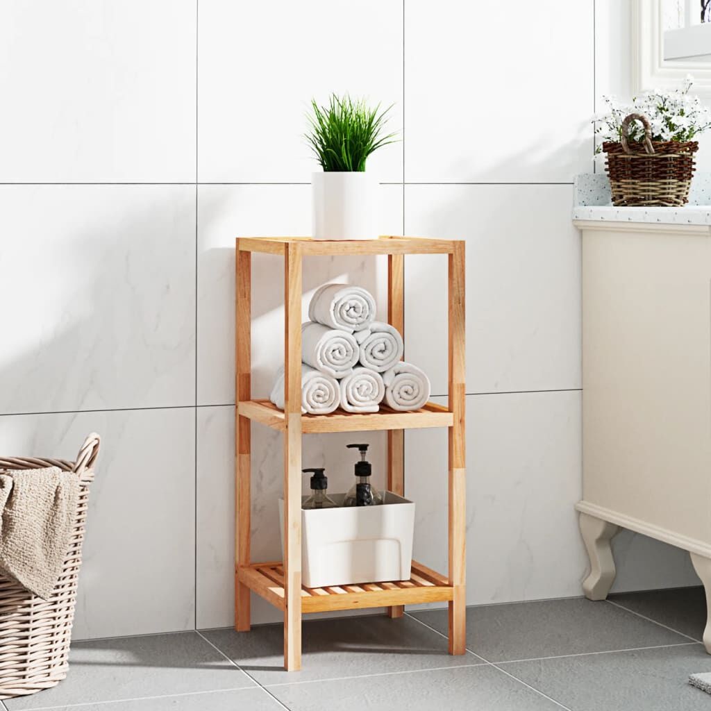 Badkamerrek 36x36x79 cm massief walnotenhout - 29% Korting!
