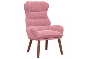 VidaXL Ontspanningsstoel Roze Fluweel - 63% Korting!