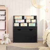 Zwarte Kinderboekenplank met Lade - 54% Korting