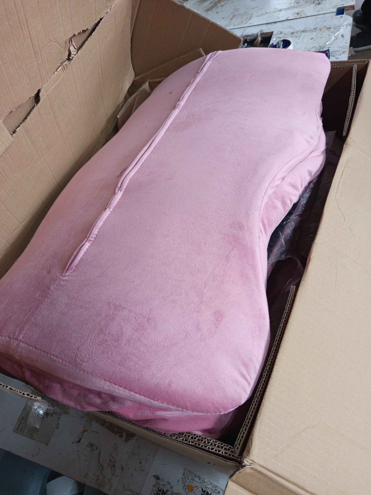 Roze Fluwelen Ontspanningsstoel - 54% Korting!