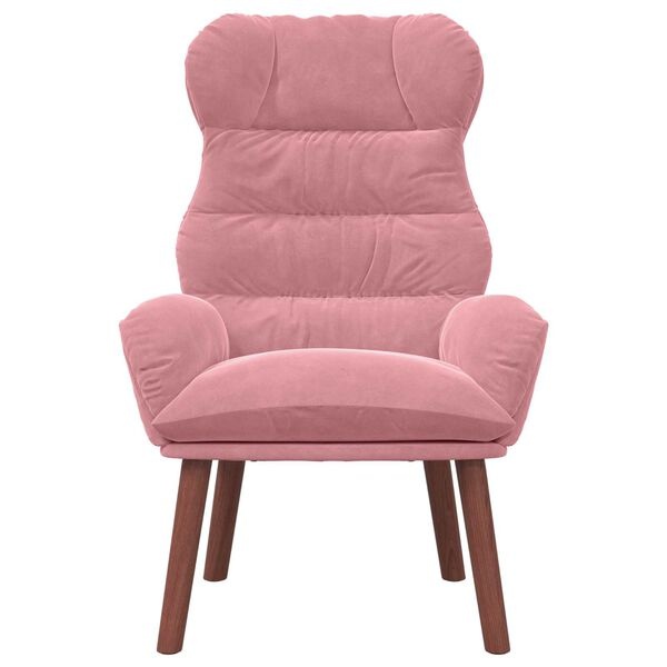 Roze Fluwelen Ontspanningsstoel - 54% Korting!