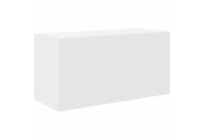VidaXL Badkamerwandkast Wit - Bewerkt Hout - 60x25x30 cm (46% Korting)