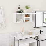VidaXL Badkamerwandkast 60x25x30 cm Wit - 34% Korting